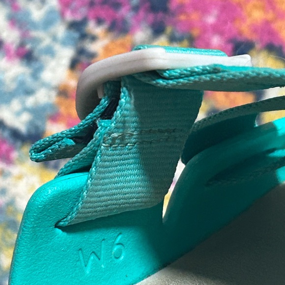 Chaco Chillos Slide Teal Women's Slides Sandals Z Strap Adjustable Blue Green 6 - Picture 7 of 7